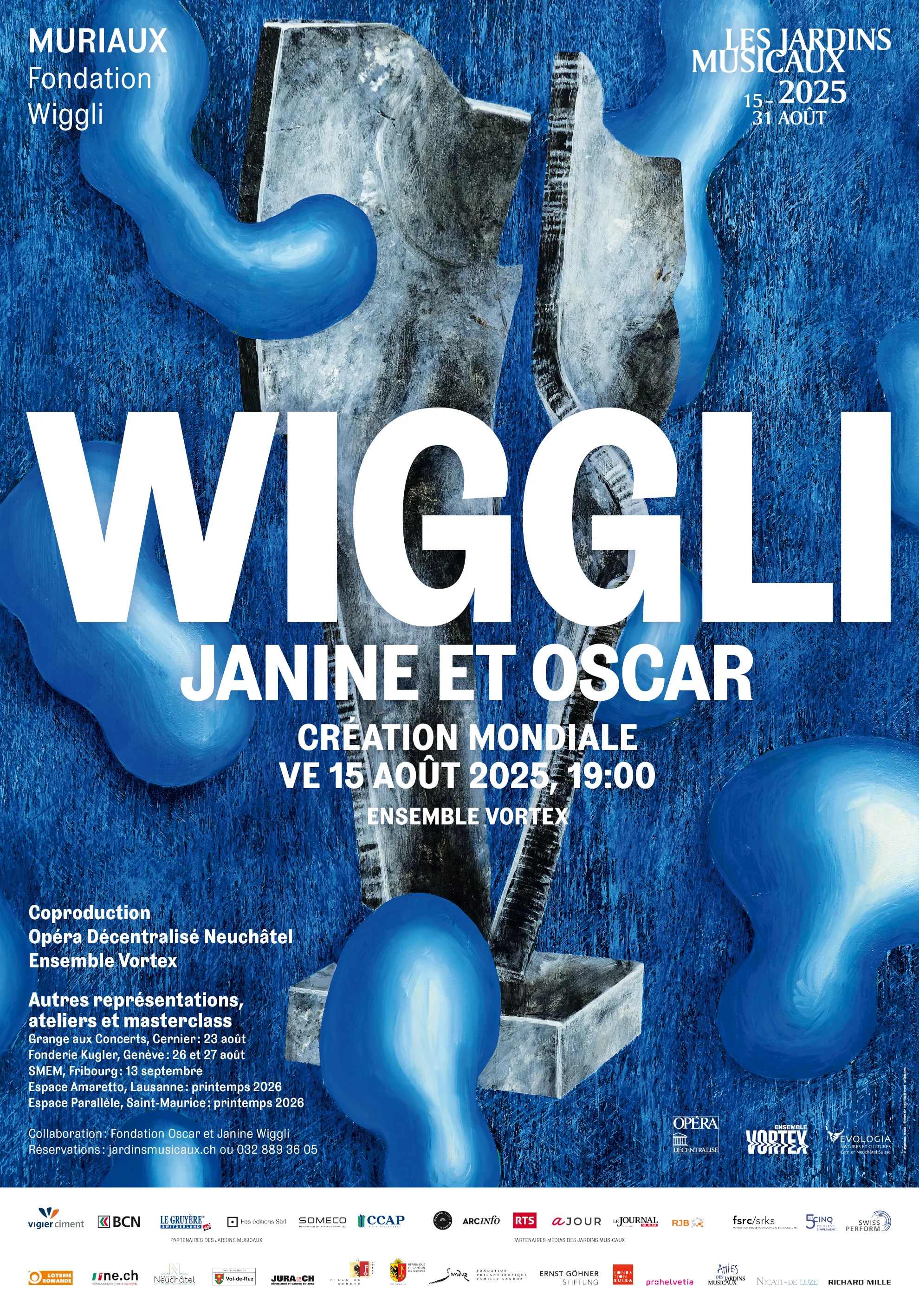 Résidence de l’ensemble Vortex à la fondation Wiggli