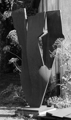 GURVAN Cor-Ten forgé 1994 H 255cm